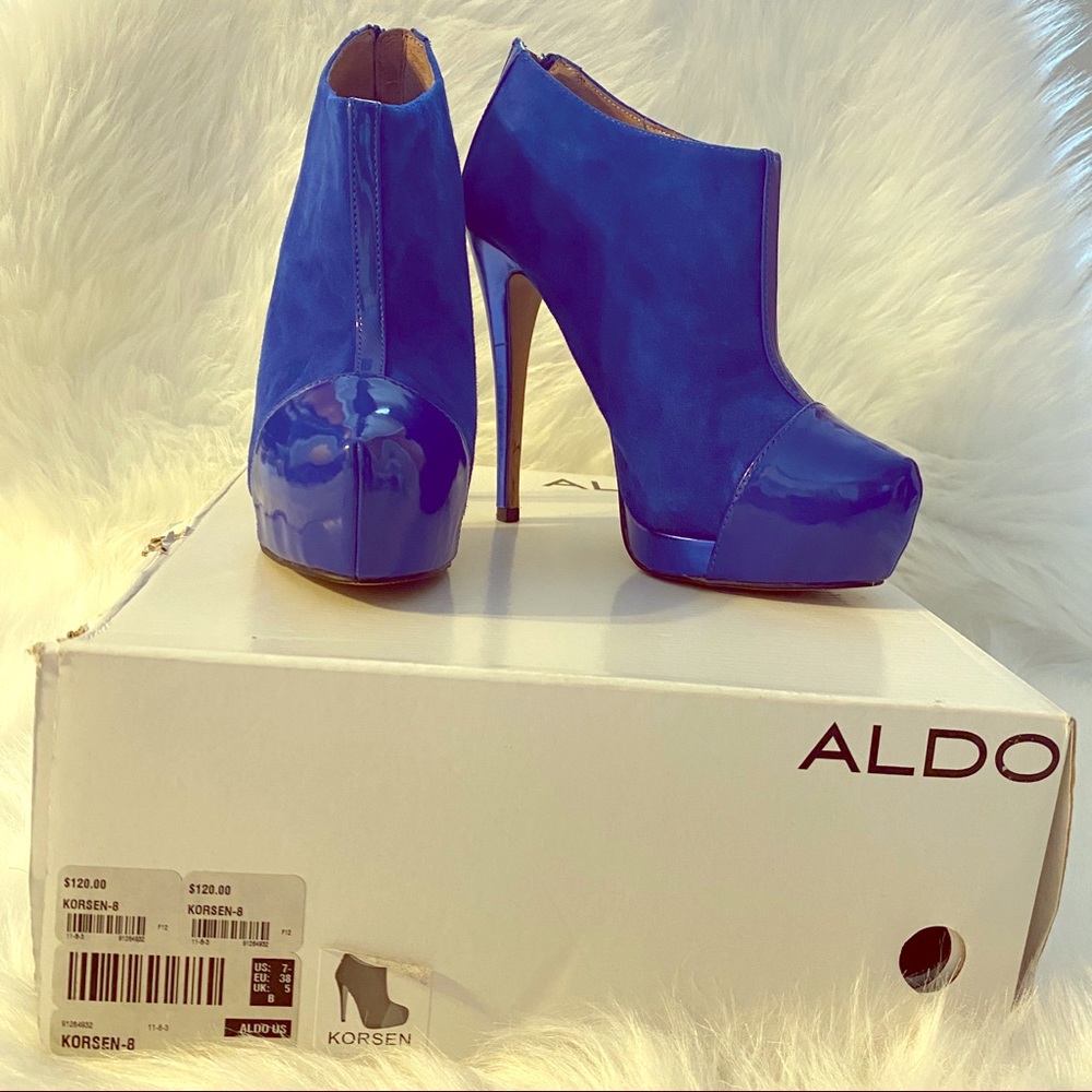 Aldo Electric Blue Shoe Boot